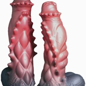Veyjuns XXL Monster Dildo Alien Realistic Fantasy Dildo Silicone with Suction Cup Giant Plug G-Spot Stimulator Soft Dildo Sex Toy for Men Women Couples (S)