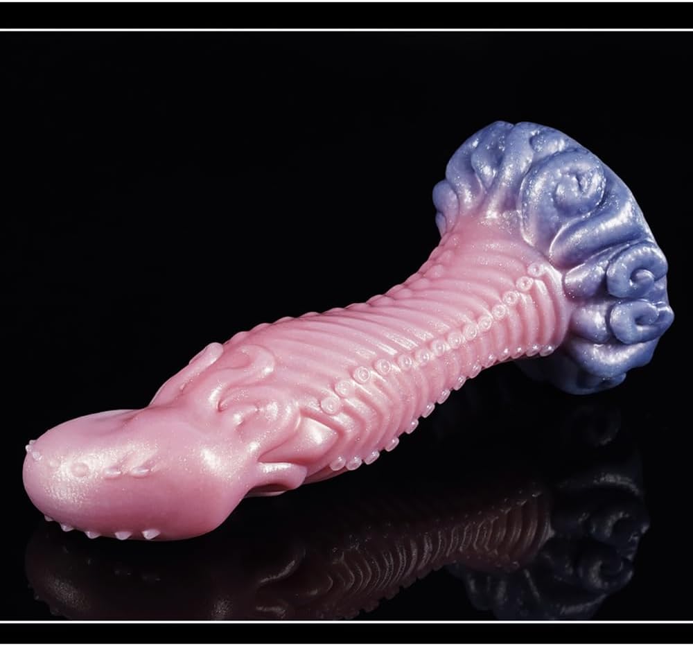 G-Spot Sex Toy for Women Men Couples Liquid Silicone Soft Alien Dildo with Strong Suction Cup Butt Plug Plug Monster Knot Dildo XXL Fantasy Animal Dilo Tail – Bild 5