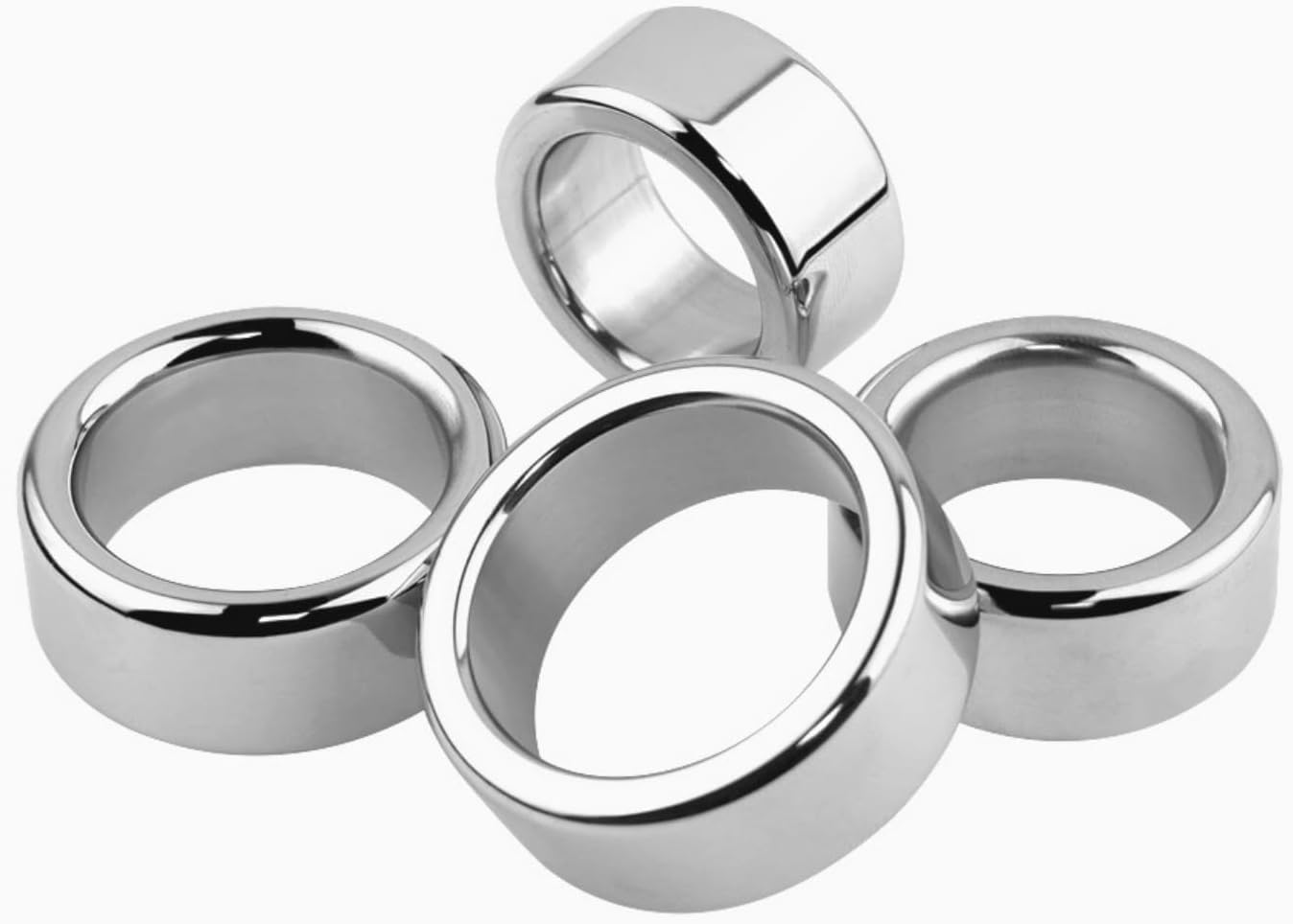 Ring - Sex Toy for Couples Testicle Ring Made of Metal in 5 Different Sizes Glans Ring for Men Metal Ring Stainless Steel for Long Lasting Male Erections (26 mm) – Bild 4