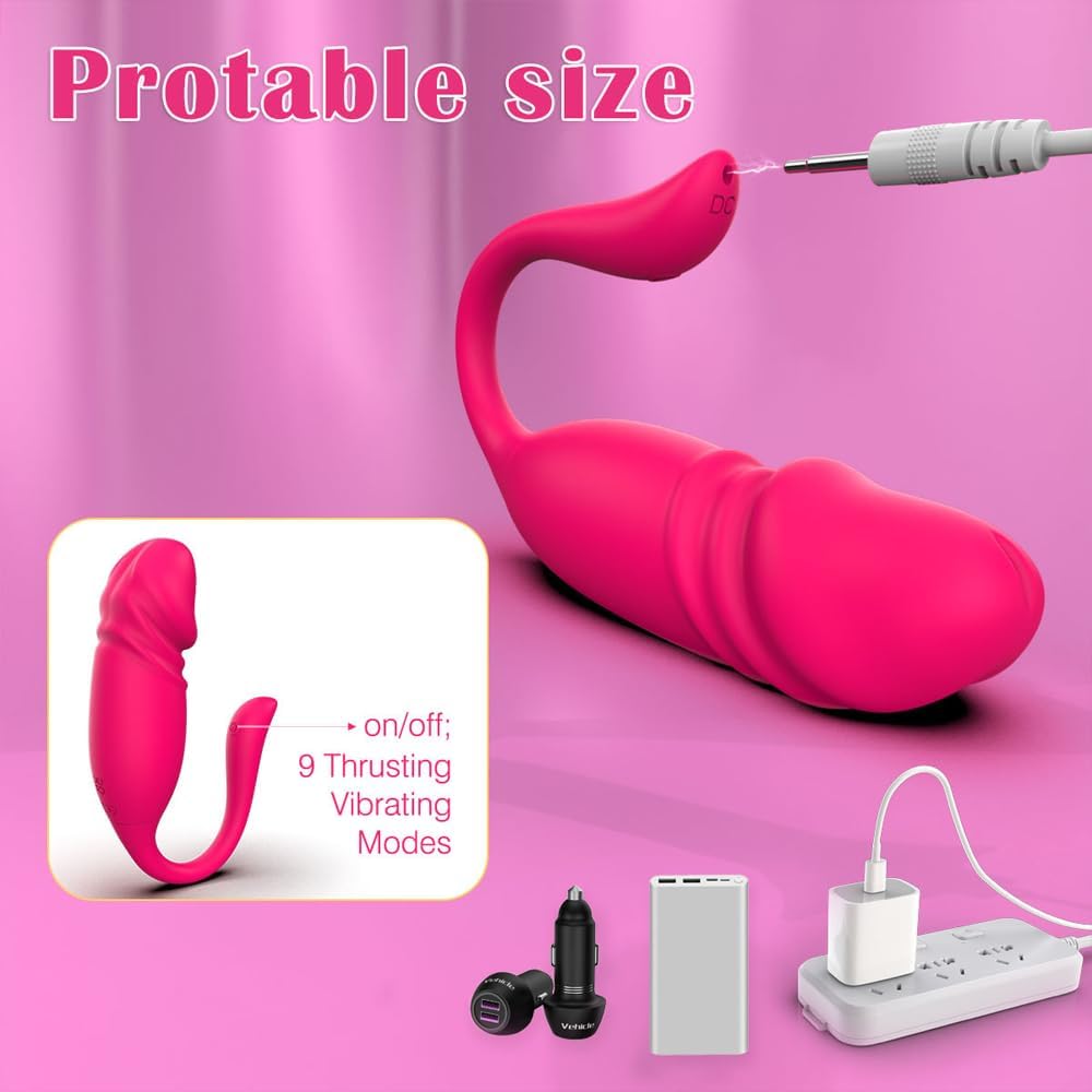 Jpscor Vibrator with App Sex Toy for Women, Vibration, Dildo G-Spot Vibrators with 2 x 9 Modes, Vibrator Sets for Women, Waterproof & Rechargeable Vibro Egg Sex Toy for Couples, Extreme – Bild 4