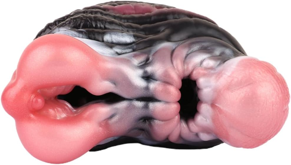 Veyjuns 2 in 1 Realistic Animal Monster Masturbator Pocket Pussy Sexy Double Channel Sex Toy for Men Pockets Pussy Compact Vagina Realistic Pocket Pussy (Elephant 2 Channels) – Bild 8