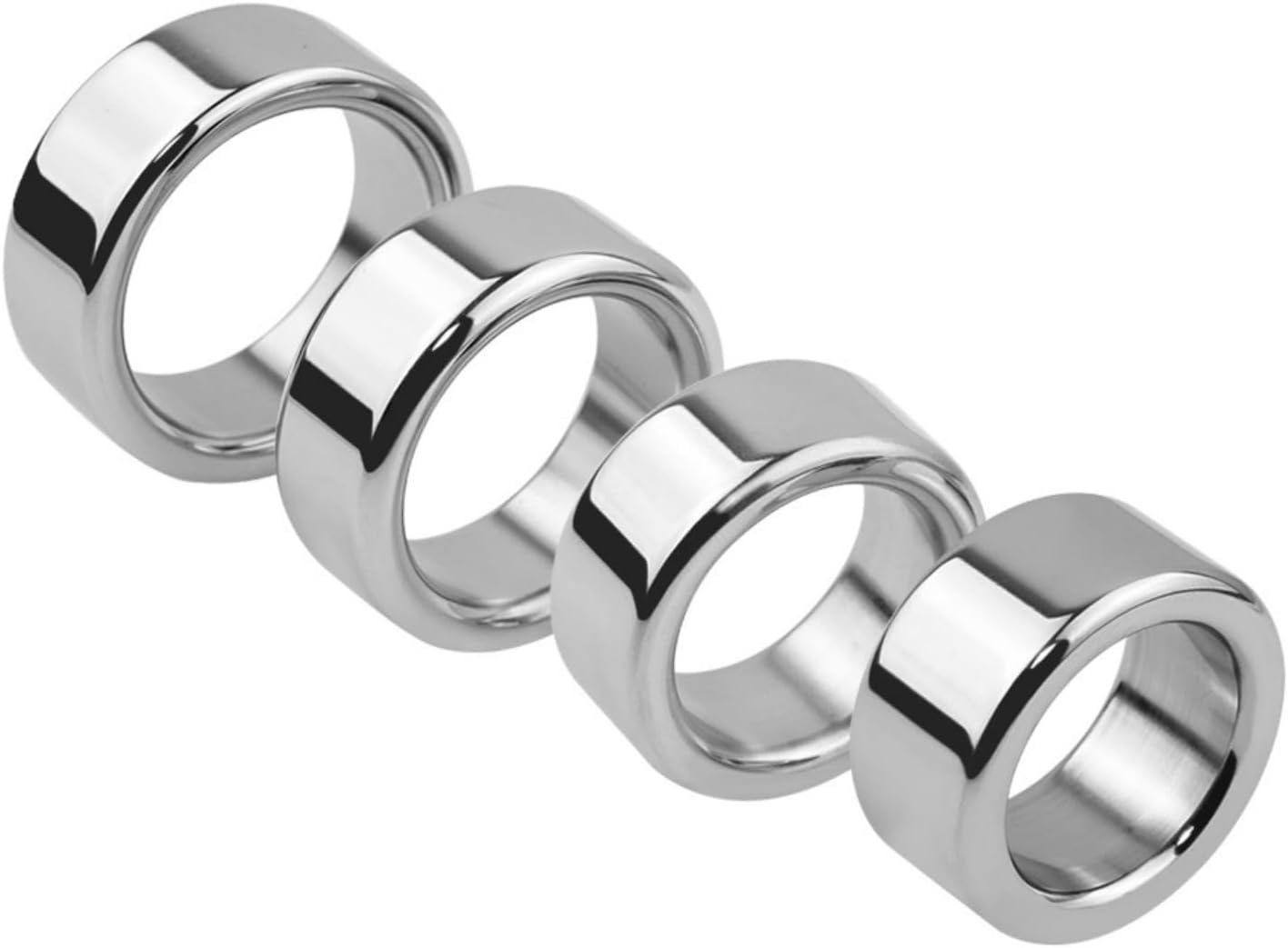Ring - Sex Toy for Couples Testicle Ring Made of Metal in 5 Different Sizes Glans Ring for Men Metal Ring Stainless Steel for Long Lasting Male Erections (26 mm) – Bild 5