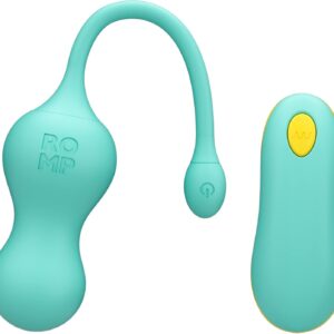 ROMP Cello Love Balls, G-Spot Vibrator for Women with Remote Control, 6 Intensity Levels and 4 Vibration Modes, Vibro Egg with Remote Control, Portable G-Spot Stimulator, Sex Toy for Couples