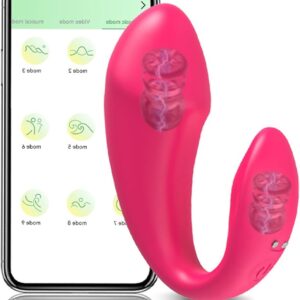 Bullet Vibrator App Controlled Bluetooth Connection G Spot Clitoris Vibrator with 10 Vibration Modes for Her Clitoris Stimulator G-Spot Vibration Sex Toy for Women and Couples