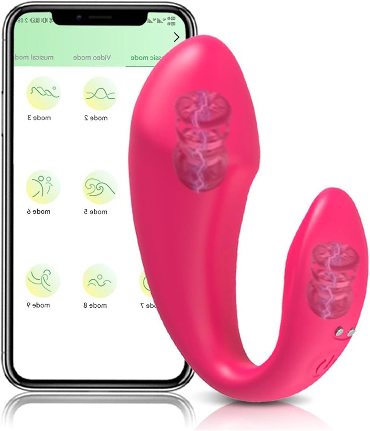Bullet Vibrator App Controlled Bluetooth Connection G Spot Clitoris Vibrator with 10 Vibration Modes for Her Clitoris Stimulator G-Spot Vibration Sex Toy for Women and Couples