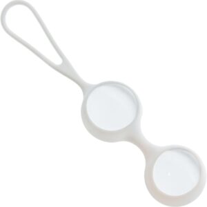 GLASSVIBRATIONS Love Balls Intensive Clear / White Diameter 3 cm