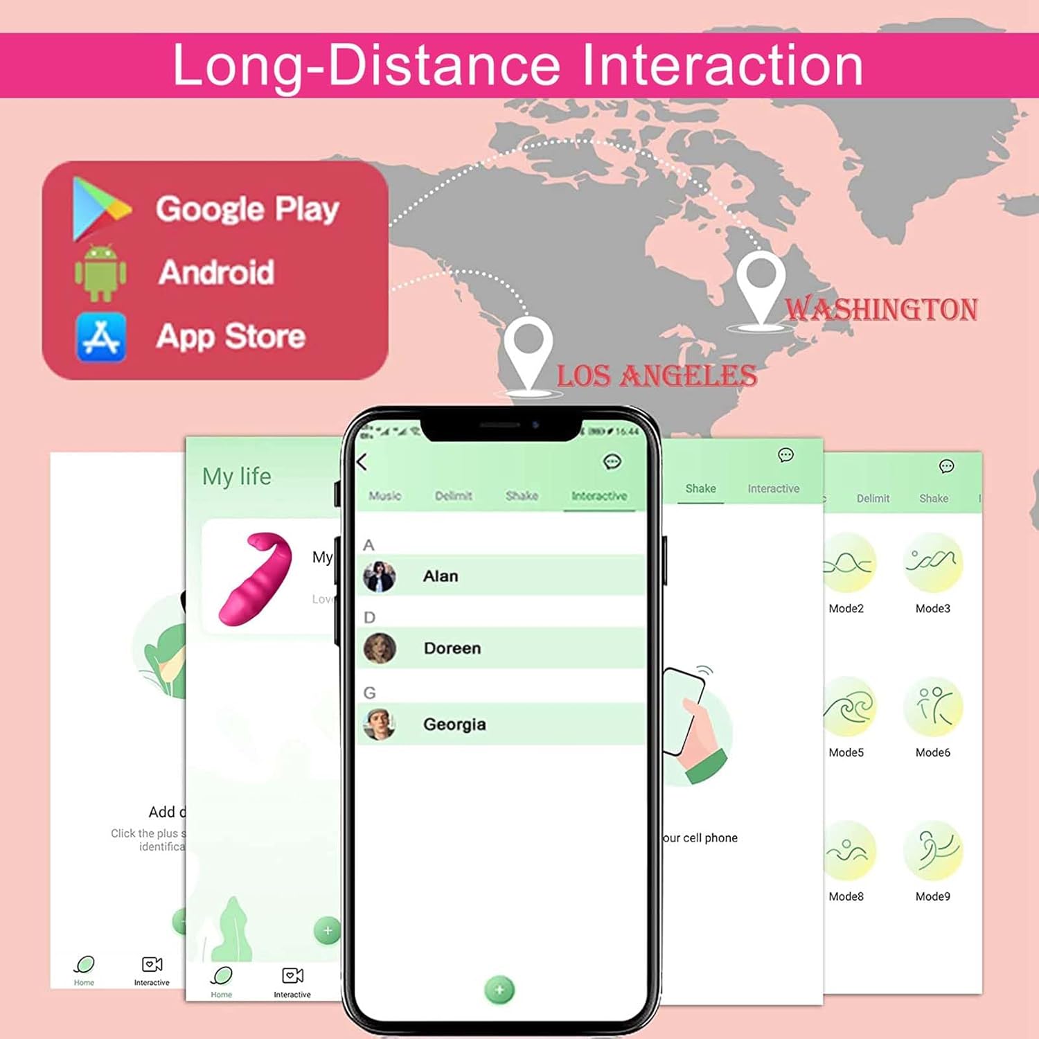 Vibration for Women with App Vibrator Sex Toy for Women with 9 Vibration Modes Vibrator Died Women Clitoris G-Spot Sex Toy Wearable Sex Toy for Couples Portable Dildo – Bild 5