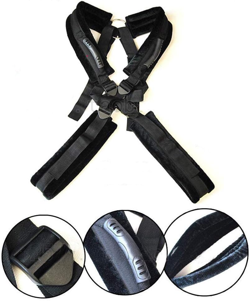SM Bondage Sex Love Swing / Swings Set, Sexual Posture Tools with Adjustable Nylon Belt, Restraint/Restraint System, Slave Fetish Erotic Sex Toy for Lovers, Couples – Bild 2