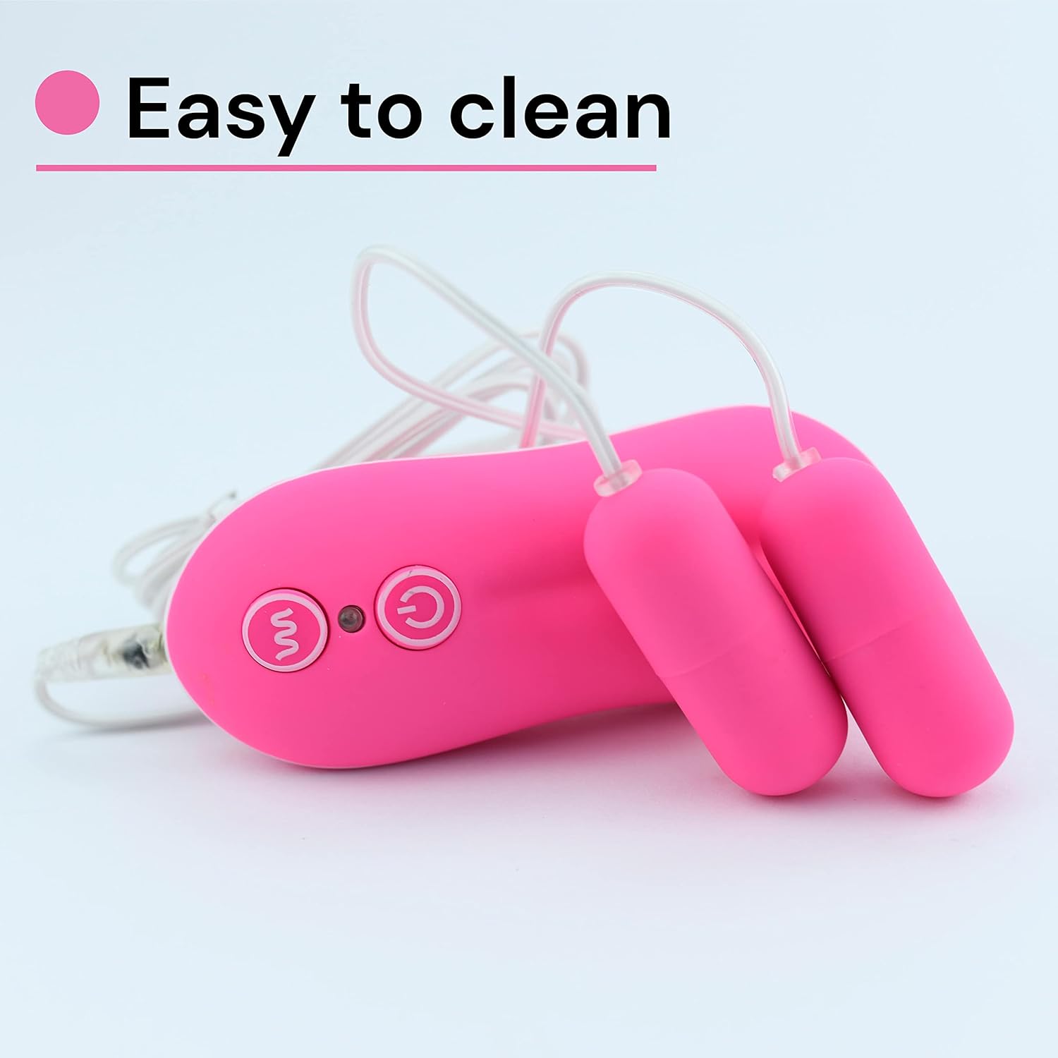 FOPS M14-2 Vibrating Egg with 20 Modes Quiet Mini Vibrator with Cable Control for Women Strong Vibration & Discreet Enjoyment Anywhere Pink Bullet Vibrators & Vibration Eggs Quiet Pink Egg Ball FOPS – Bild 4