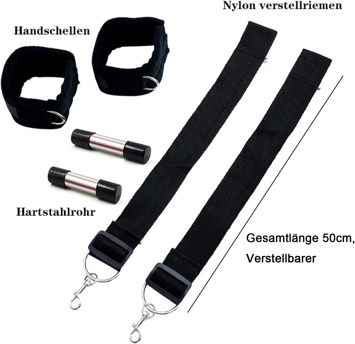SUPKTHDY BDSM Bondage Sex Kits Bondage Set Hanging Wrist Clamps Door Restraints Toy with 2 Adjustable Handcuffs Handcuffs SM Handcuffs Sex Toy – Bild 4