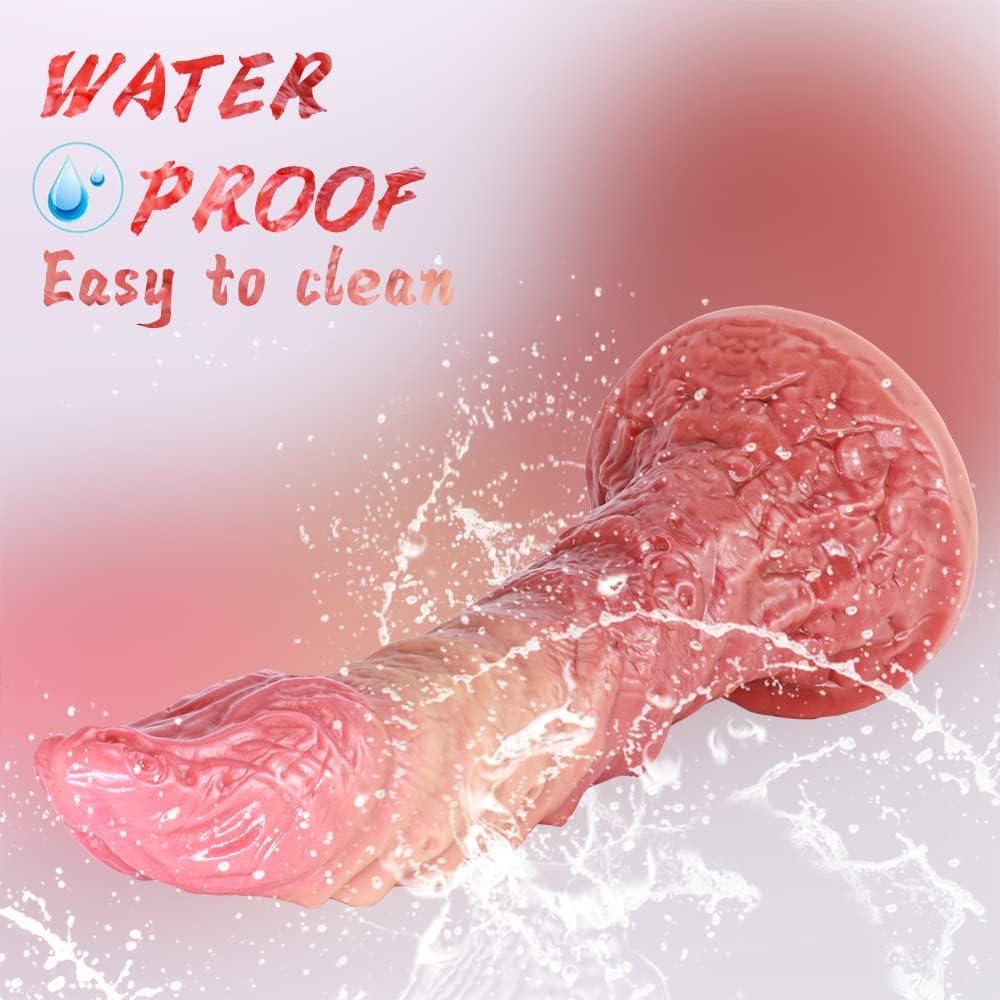 Alien Monster Dildo Realistic Crocodile Dildos Sex Toy for Women Masturbators with Suction Cup Prostate Stimulation Plug G-Spot Dilo Tail for Women for Men sxvytuo – Bild 4