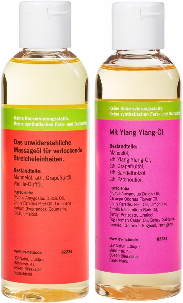 High Quality Massage Oil & Slide Oil – Ganzkörperöl Erotiköl, A Natural Product Set 2 x 100ml – Bild 2