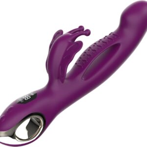 LYAMais Dildo Vibrator Sex Toy for Women Rabbit Vibrator 10 Frequency Vibration 10 Frequency Clitoral Vibration Mode 3 in 1 Dildo Vibrator G-Spot Vibrator for Women Couples Extreme Sex