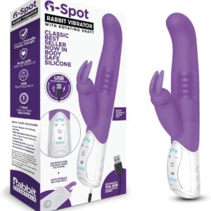 Rabbit G-Spot USB Vibrator Purple