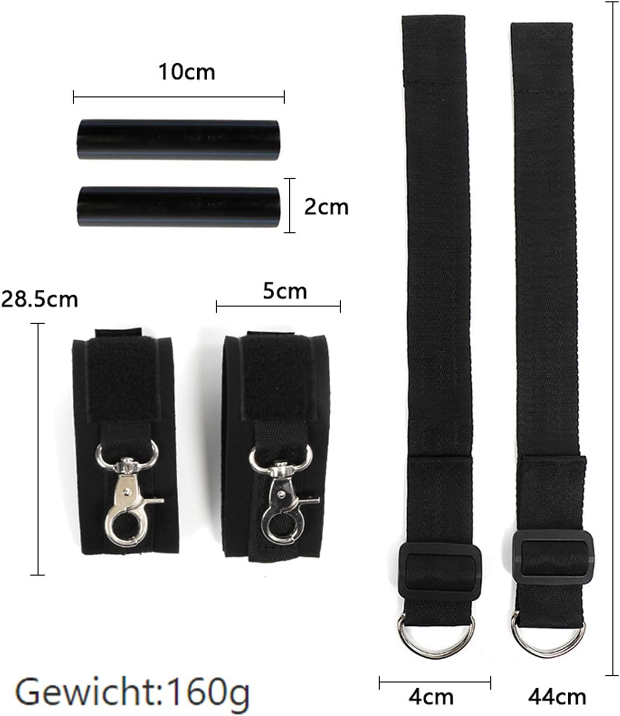 SUPKTHDY BDSM Bondage Sex Kits Bondage Set Hanging Wrist Clamps Door Restraints Toy with 2 Adjustable Handcuffs Handcuffs SM Handcuffs Sex Toy – Bild 5