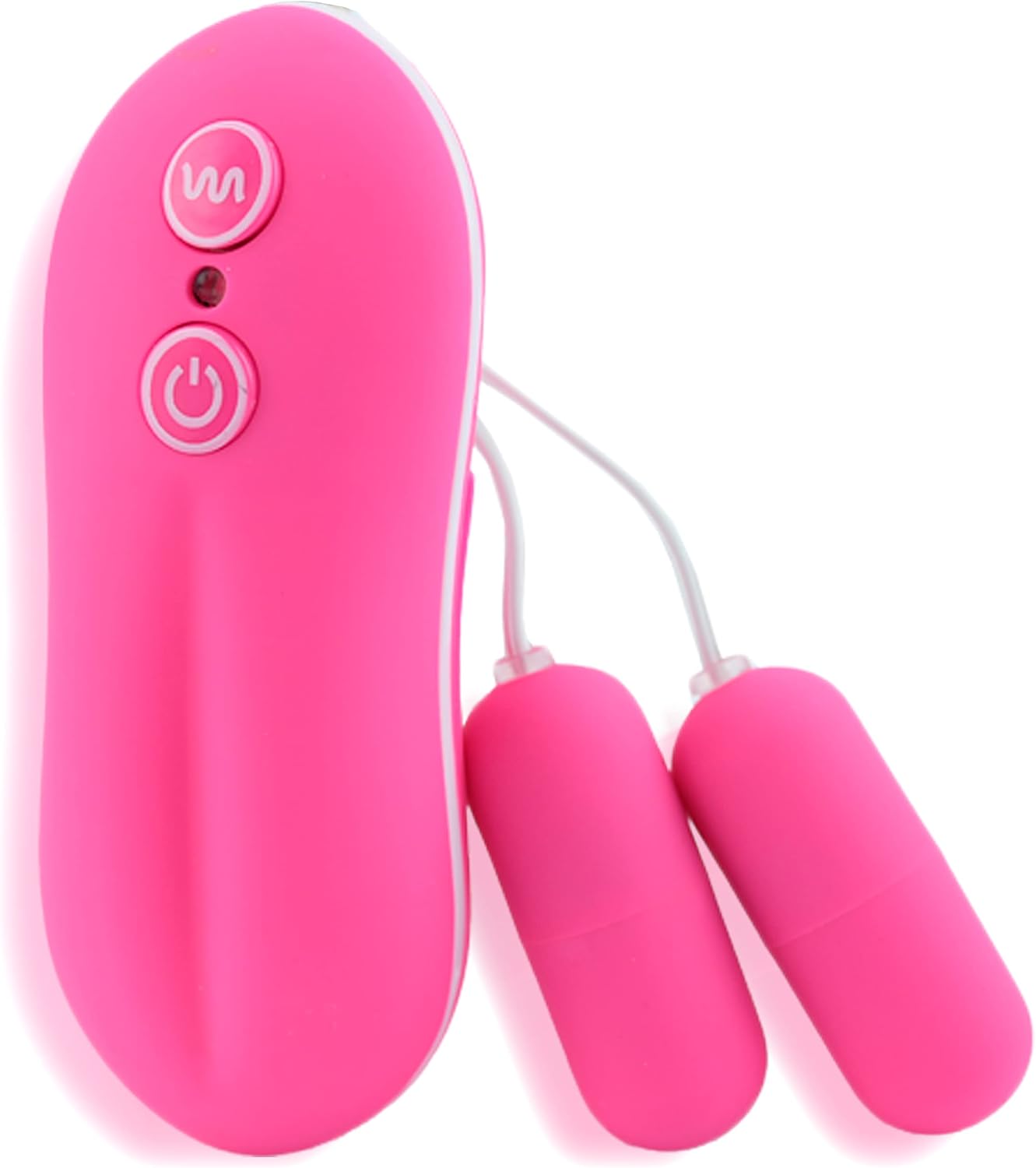 FOPS M14-2 Vibrating Egg with 20 Modes Quiet Mini Vibrator with Cable Control for Women Strong Vibration & Discreet Enjoyment Anywhere Pink Bullet Vibrators & Vibration Eggs Quiet Pink Egg Ball FOPS