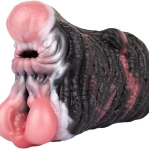 Veyjuns 2 in 1 Realistic Animal Monster Masturbator Pocket Pussy Sexy Double Channel Sex Toy for Men Pockets Pussy Compact Vagina Realistic Pocket Pussy (Elephant 2 Channels)