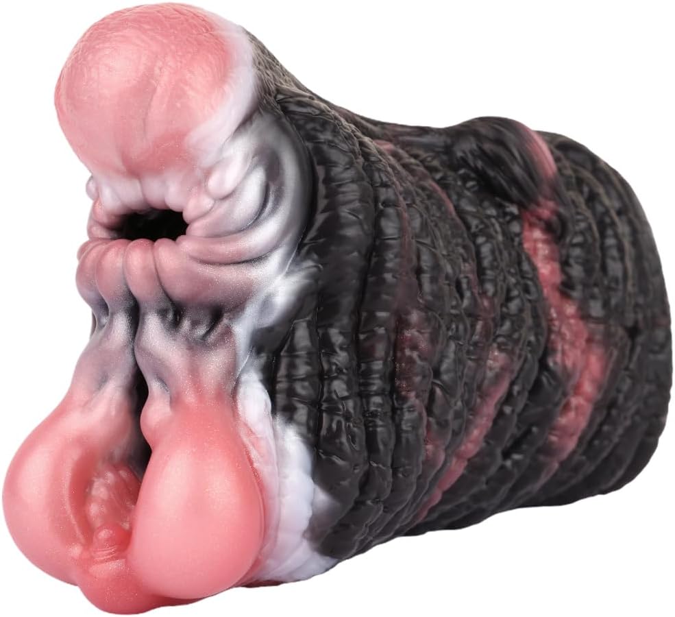 Veyjuns 2 in 1 Realistic Animal Monster Masturbator Pocket Pussy Sexy Double Channel Sex Toy for Men Pockets Pussy Compact Vagina Realistic Pocket Pussy (Elephant 2 Channels)