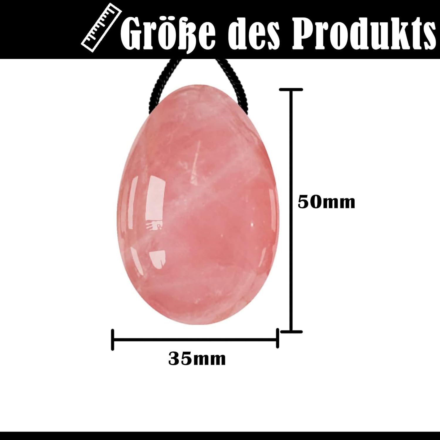 Balls Jade Love Balls Beads Set Yoni Egg Massage Eggs Balls Chain Snake Extra Large Masturbation Toys Pelvic Floor Training Dilo for Women Men Beginners – Bild 3