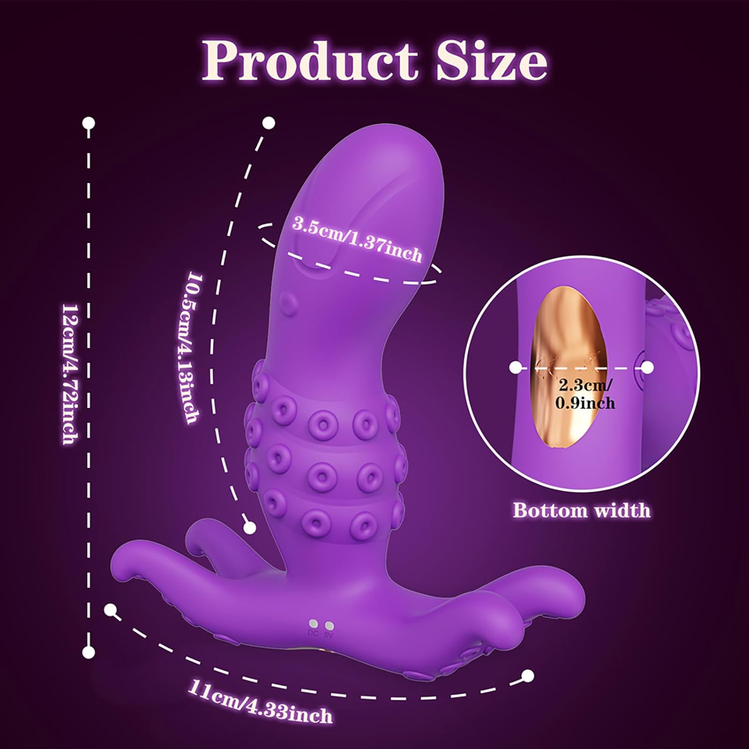 G-Spot Vibrator with 9 Modes Dildo Vibration for Women App Control Sex Toy for Women Vibrator Sets for Women Quiet Sex Toy for Couples USB Rechargeable LZYLWC – Bild 3