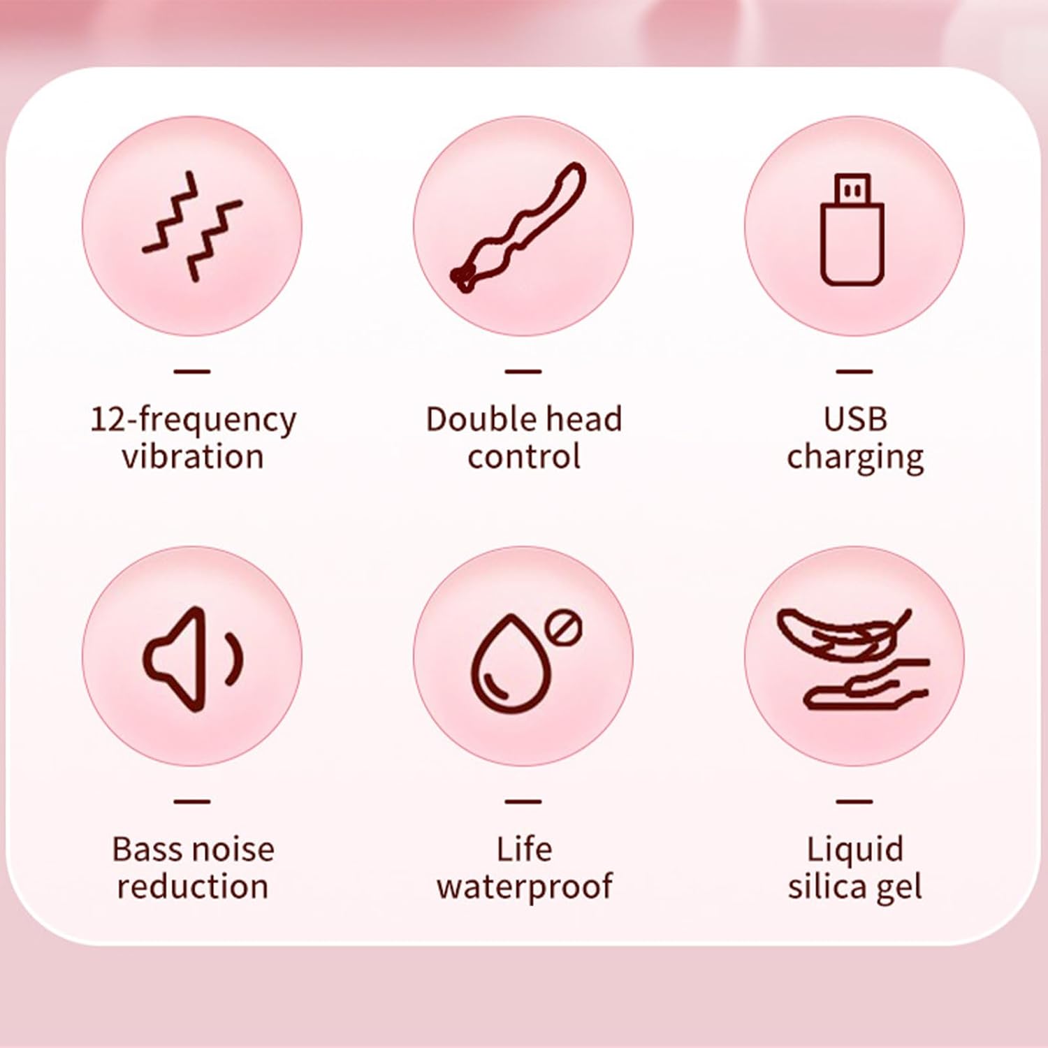 Jinqian 3-in-1 Vibrators with 12 Vibration Modes, G-Spot Vibration Clitoris Stimulator, Nipple Stimulator for Her Massage Stick for Women, Sex Rabbit Vibrator, Erotic Sex Toy for Couples