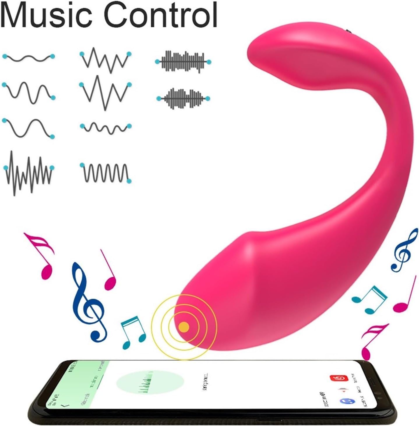 Bullet Vibrator App Controlled Bluetooth Connection G Spot Clitoris Vibrator with 10 Vibration Modes for Her Clitoris Stimulator G-Spot Vibration Sex Toy for Women and Couples – Bild 2