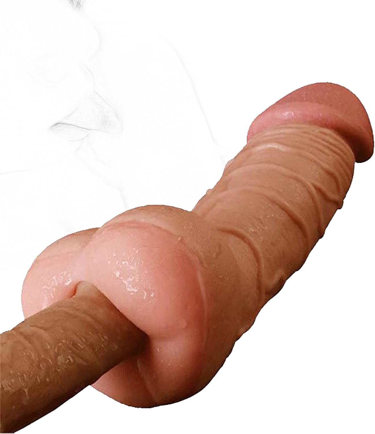 TRQOYTU 3-in-1 Realistic Dildo and Pussy Mastubrator Masturbation Device Pocket Pussy Dildo Extreme Extension Portable Masturbation Aid Sex Toy for Men Women – Bild 5