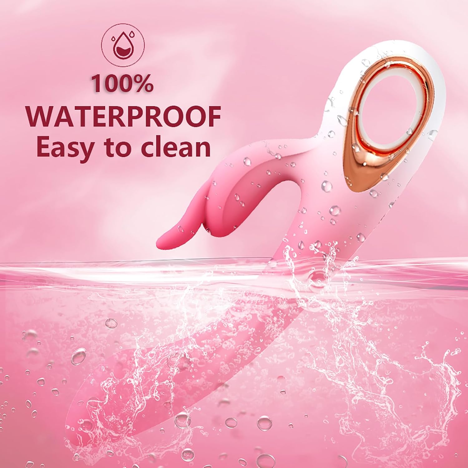 LYAMais Vibration for Women, Dildo Vibrator, G-Spot Vibrator Sets with Clitoral Stimulation, Rabbit Vibrators, 10 Vibration Modes, Clitoris Stimulator for Her, Sex Toy for Couples (Colour Gradient – Bild 8