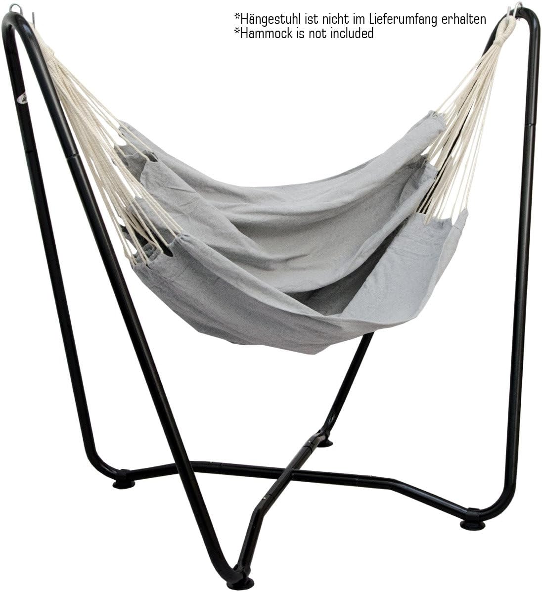 AMANKA Hanging Chair Frame up to 150 kg - 155 cm Hanging Chair Stand for Children and Adults - Metal – Bild 6