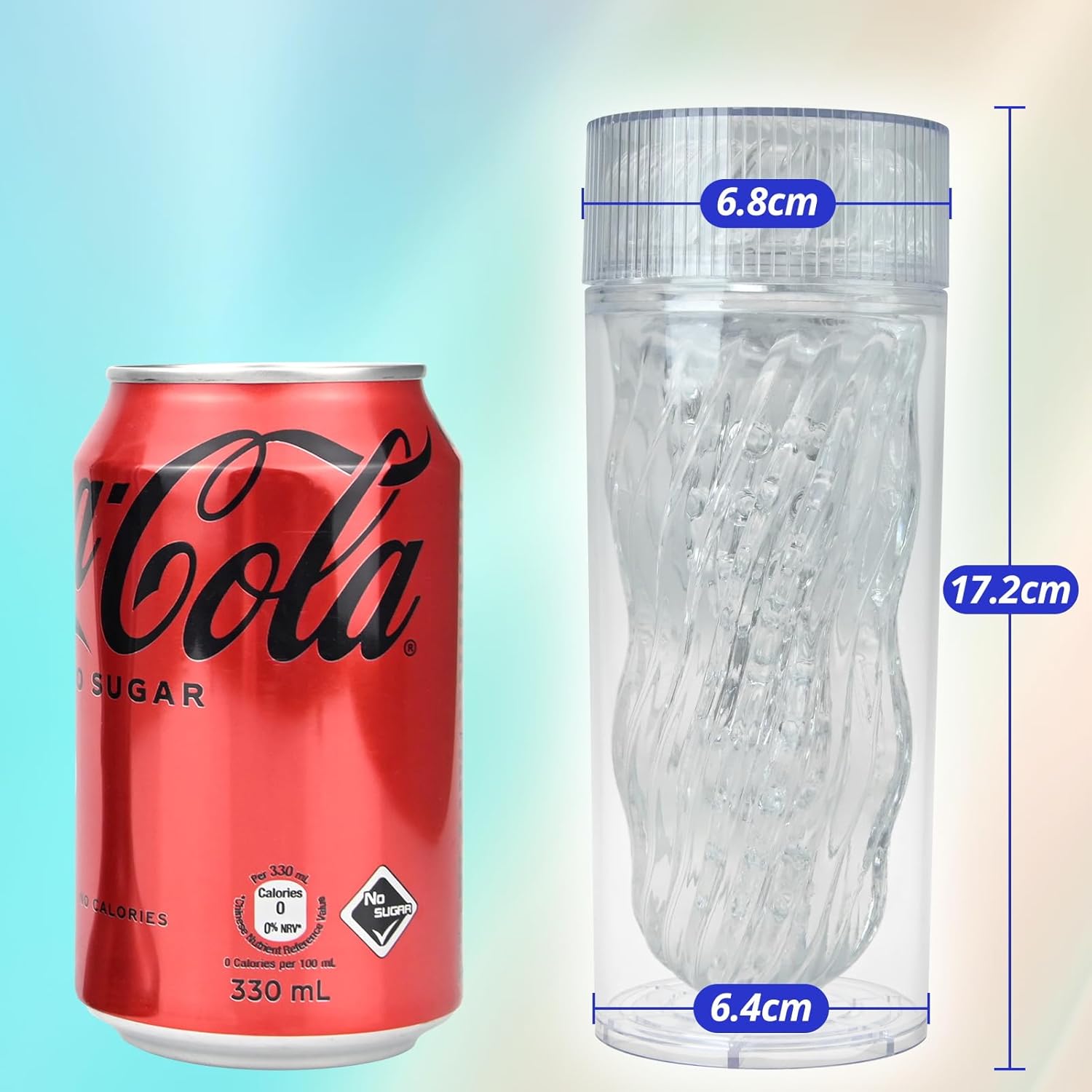 Roluck Masturbating Man, Manual Cup Masturbators Sex Toy for Men, Masturbators with 3D Vagina Love Tunnel, Trainer for Erection Training, Erotic Sex Toy for Men – Bild 2