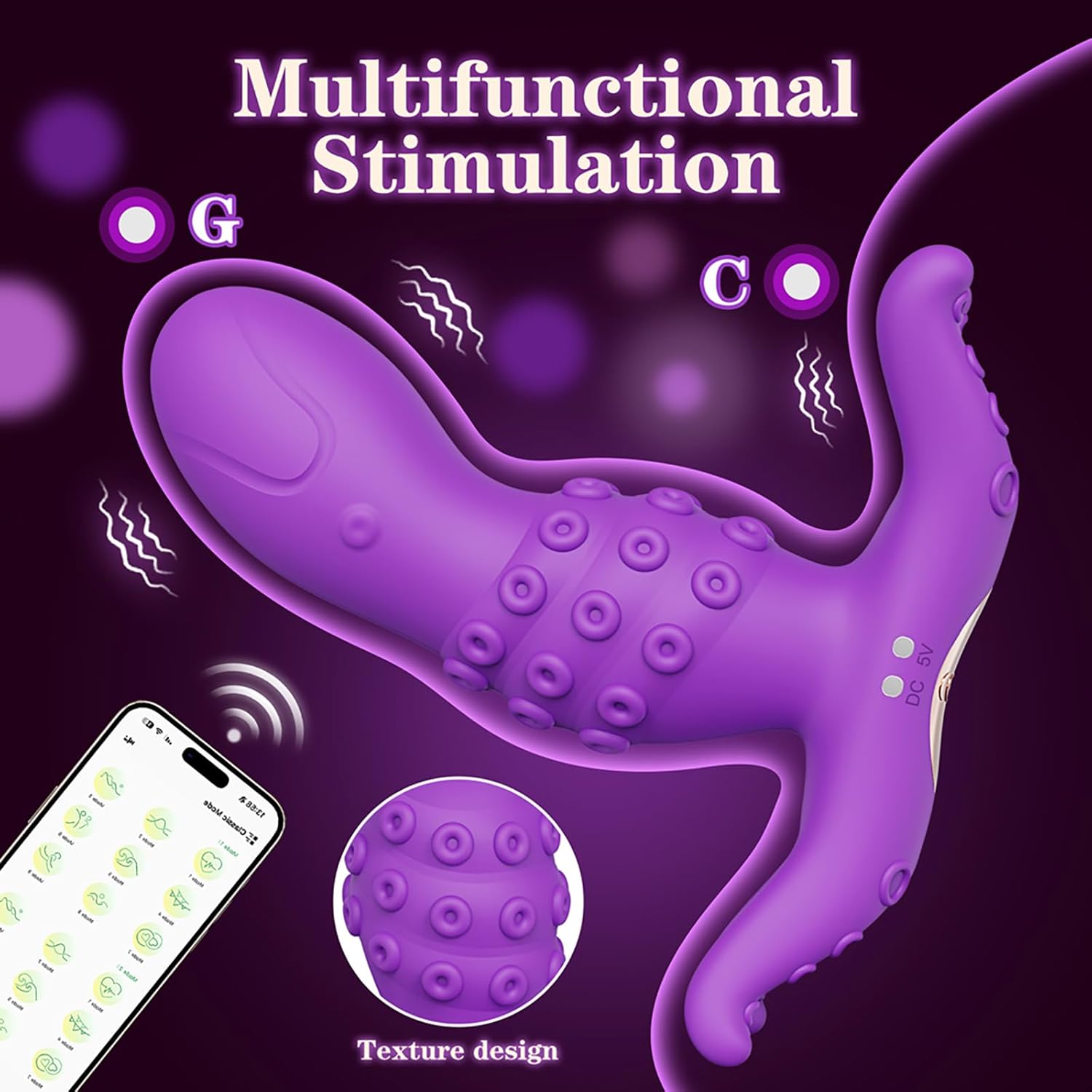 G-Spot Vibrator with 9 Modes Dildo Vibration for Women App Control Sex Toy for Women Vibrator Sets for Women Quiet Sex Toy for Couples USB Rechargeable LZYLWC – Bild 6