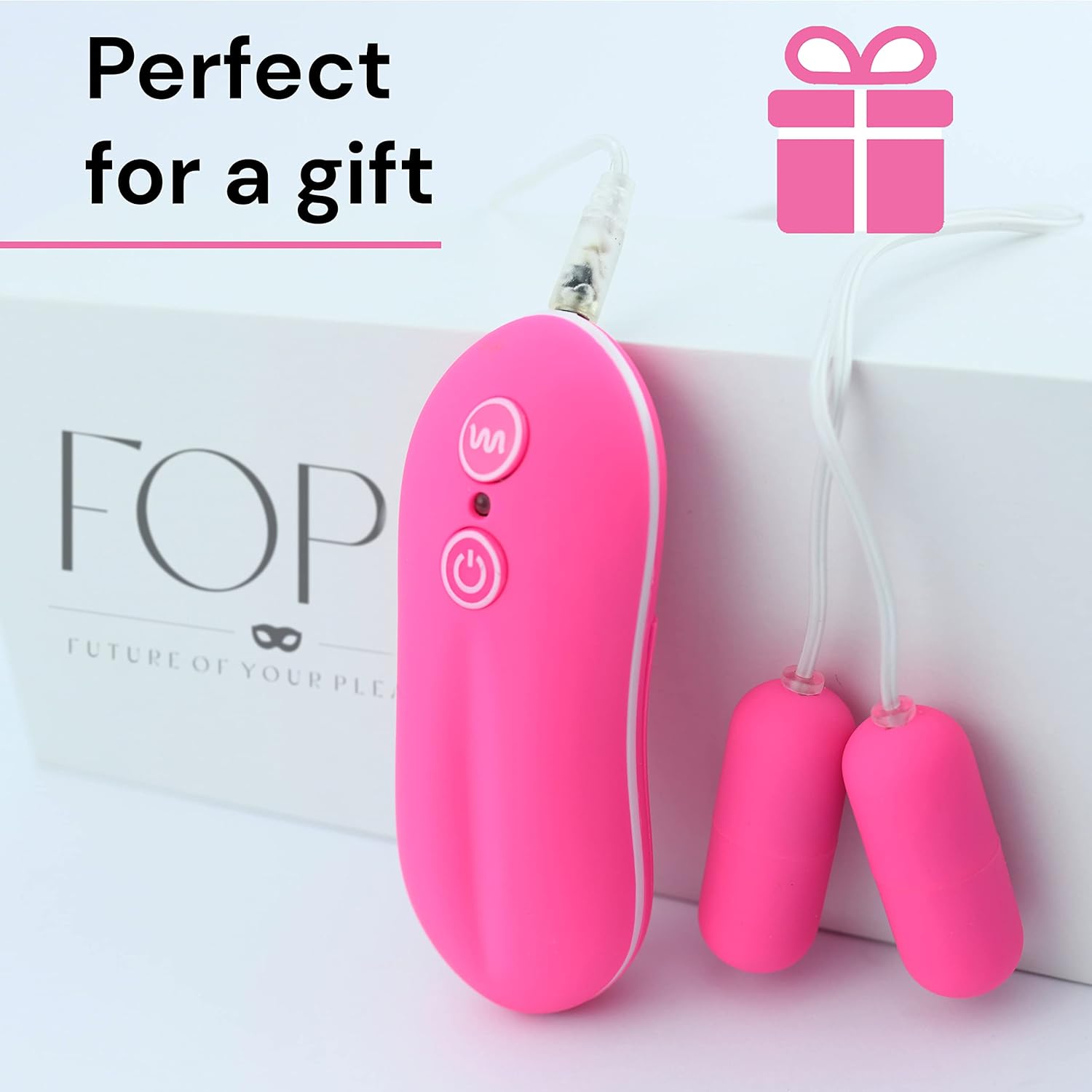 FOPS M14-2 Vibrating Egg with 20 Modes Quiet Mini Vibrator with Cable Control for Women Strong Vibration & Discreet Enjoyment Anywhere Pink Bullet Vibrators & Vibration Eggs Quiet Pink Egg Ball FOPS – Bild 5