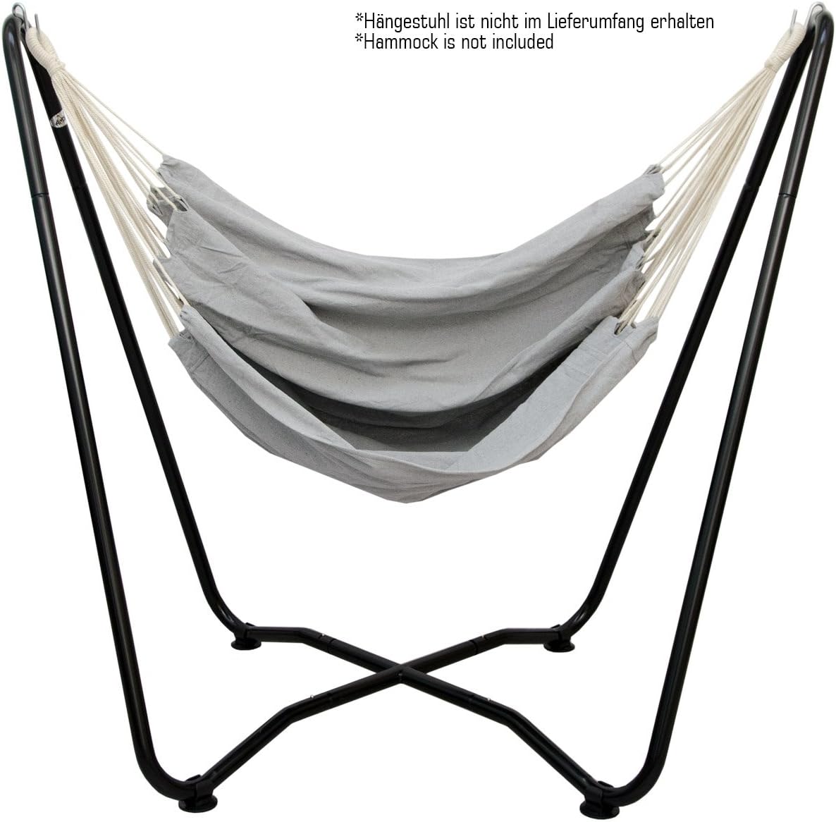 AMANKA Hanging Chair Frame up to 150 kg - 155 cm Hanging Chair Stand for Children and Adults - Metal – Bild 5