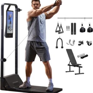 Speediance Gym Monster 2 Smart Home Gym, Upgraded AI-Powered Home Workout Machine, Multifunctional Smith Machine, Full Body Strength Training Fitness Equipment, All-in-One Workout