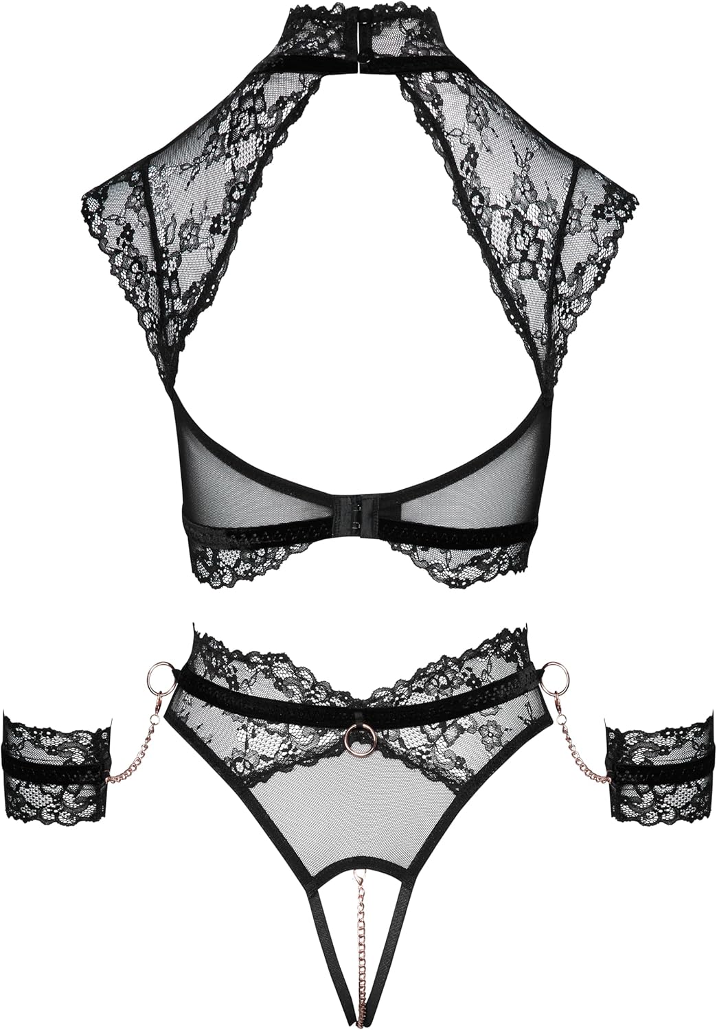 Cottelli Bondage Tips Set, Black, XL – Bild 2