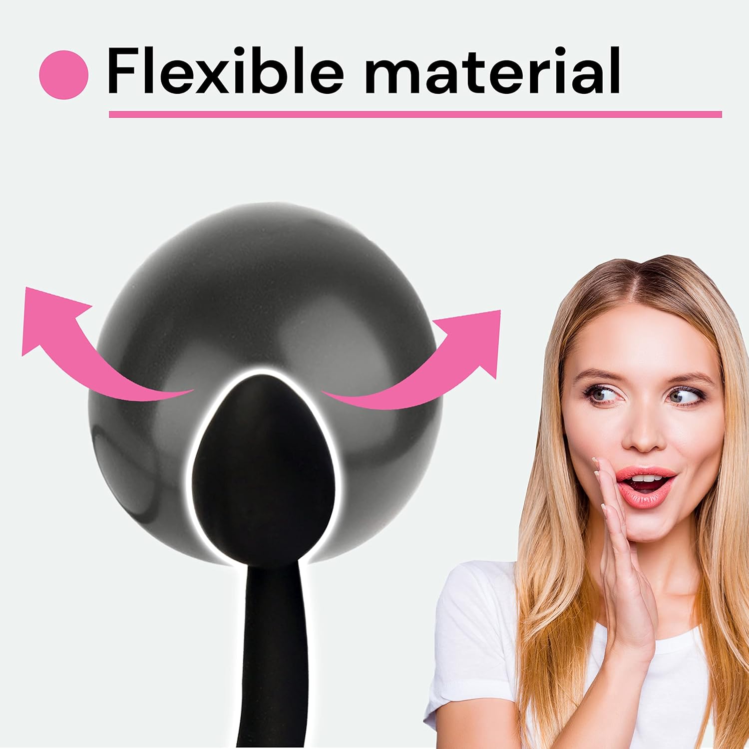Inflatable Silicone Plug from 2.9 to 9.5 cm with Metal Ball Inflatable XXL Butt Plug with Vibration Effect & Valve Pump Plug for Women & BDSMS Lovers Pump Dildo Fetish Sex Toys FOPS D22-8 (M) – Bild 3