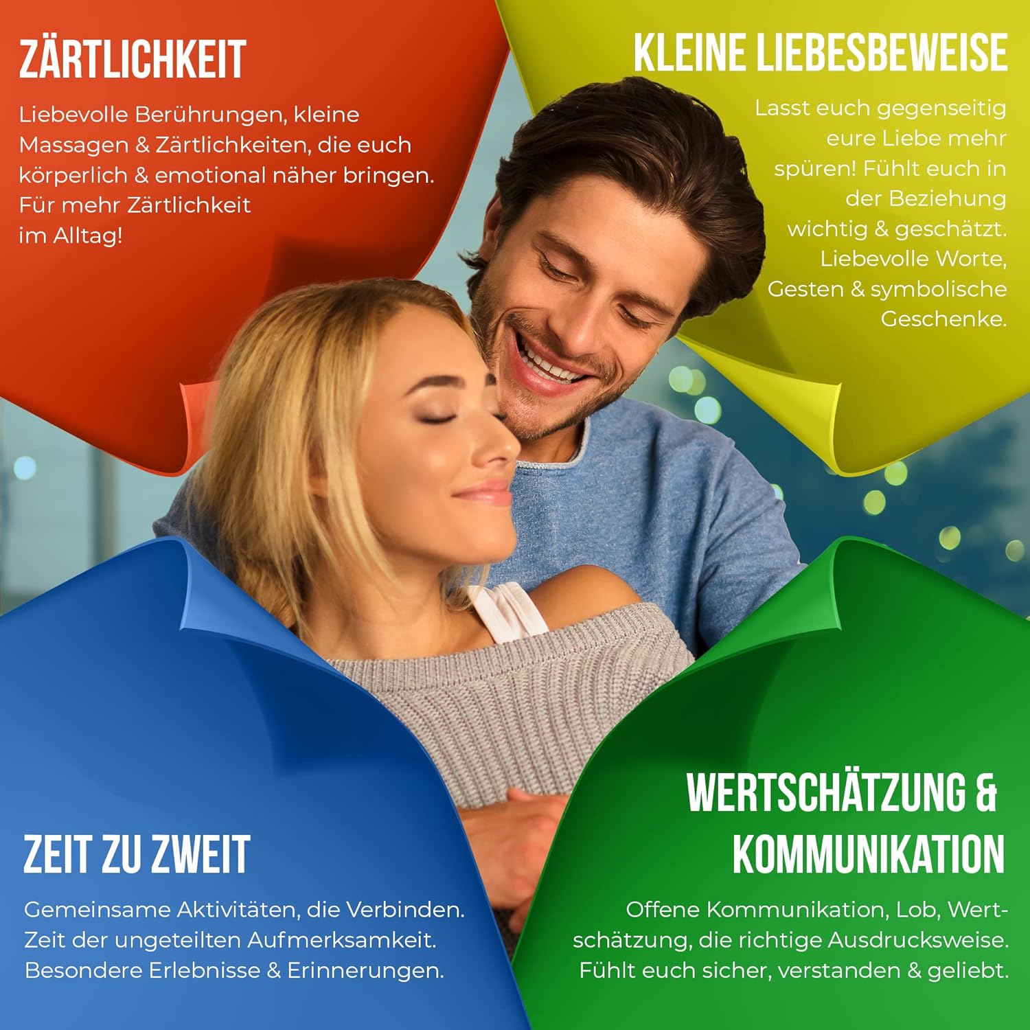 NATOVI Love Happiness Couple Gift for Christmas - 52 Couple Time Cards - Anniversary Gift for Him - Couple Gift for Love, Appreciation & Tenderness - Christmas Gifts – Bild 5