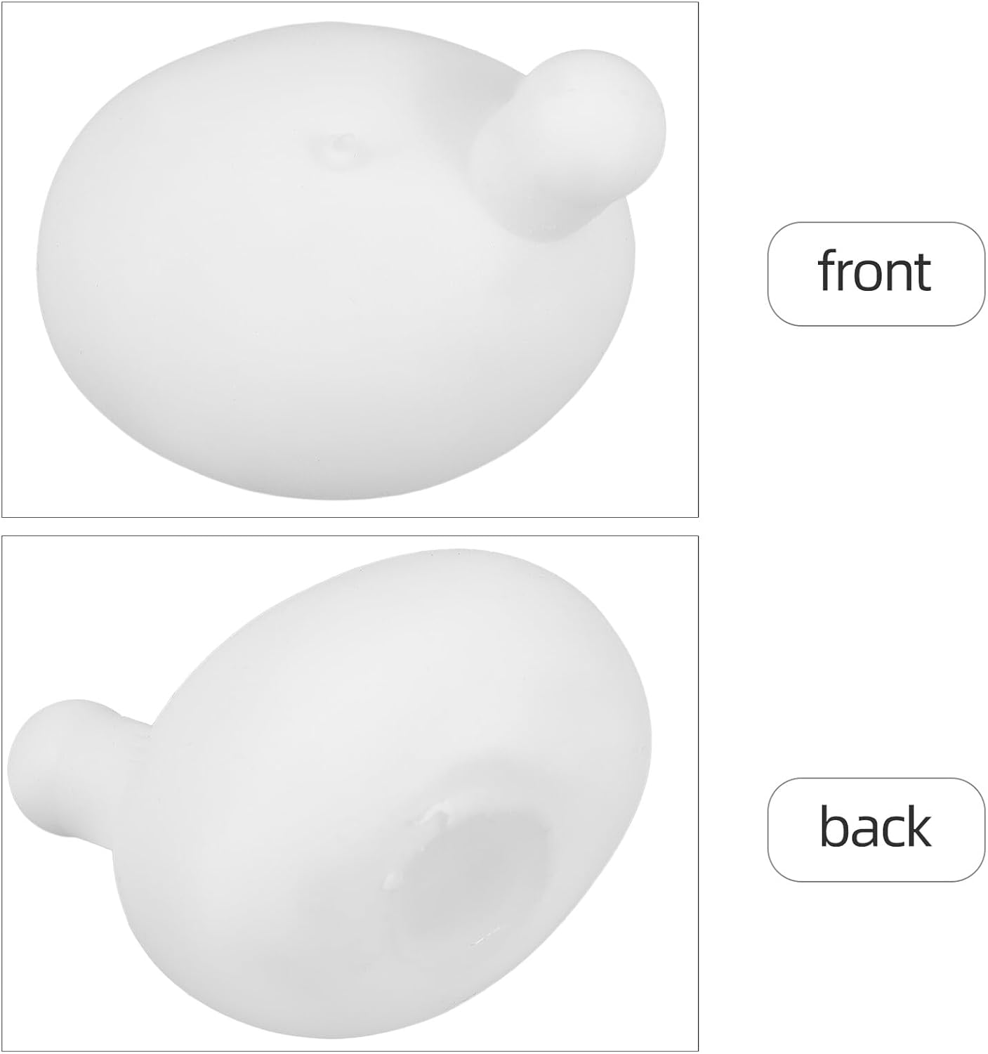 FRCOLOR 5 Stück Teiliges Austauschbarer Squeeze Toy Blaseneinsätze aus Elastischem TPR Material Langlebig und für DIY Puppen und Stressabbauendes Sensorikspielzeug – Bild 9