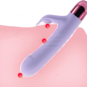 Jinqian Dildo Vibrator Sex Toy for Women, Rabbit Vibratoes for Women with 9 Vibration Modes, Stroke Modes, G Spot Vibrators with Clitoral Stimulation Sex Toy for Couples, Extreme Sex