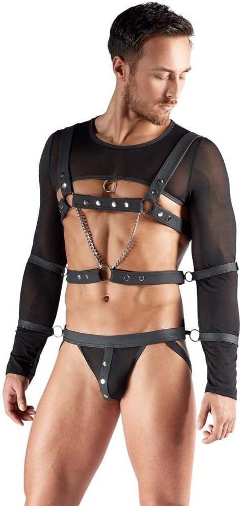 Svenjoyment Bondage Men's Set, Black, S – Bild 3