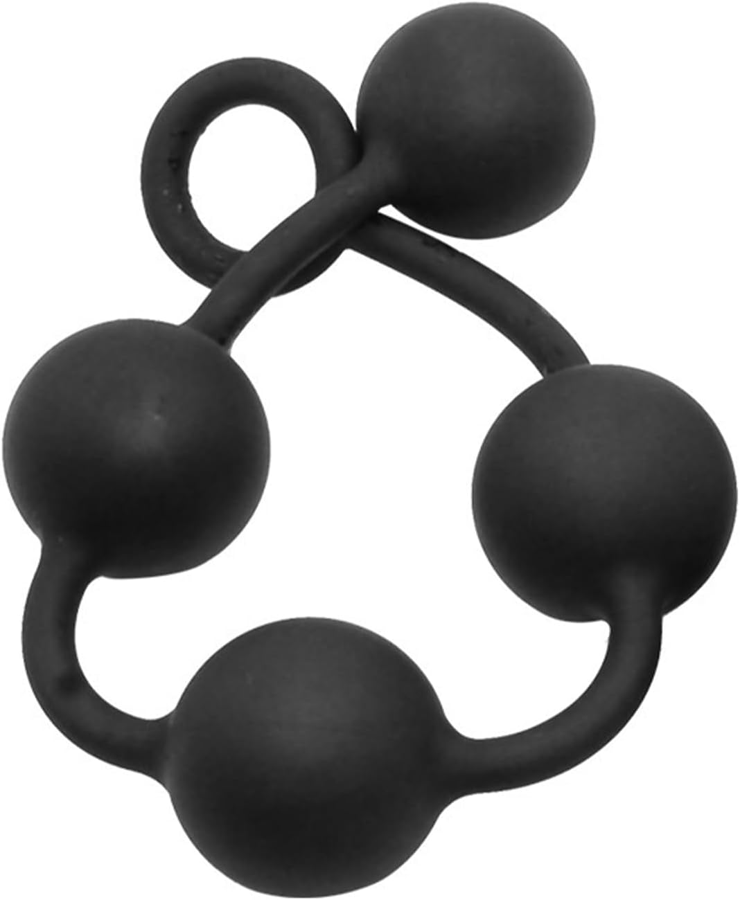 Silicone Plug Chain with Ball Beads with Pull Ring Beads Prostate Massager G-Spot Stimulator Masturbator Butt Plug SM Sex Toy for Women Men (M) – Bild 8