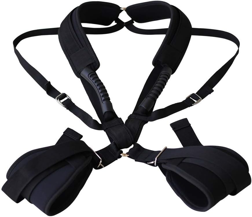 Couples Sex Swing Bondage, Multifunctional Love Swing Sex Swing, Adult Sex Swing Body Suspension 360° Rotation, Fetish Fantasy Restraint Adjustable Swing