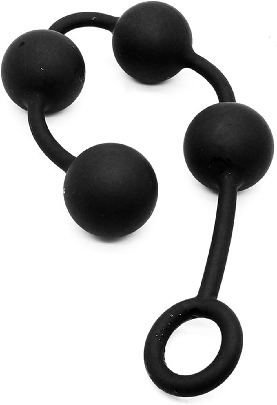 Silicone Plug Chain with Ball Beads with Pull Ring Beads Prostate Massager G-Spot Stimulator Masturbator Butt Plug SM Sex Toy for Women Men (M) – Bild 3