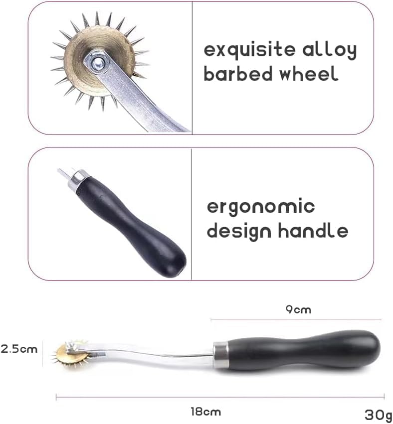 SM Sex Toy Sensitivity Wheel Microneedle Roller Sex Toys for Couples Nipple Breast Tongue Body Stimulator Sex Roller Pin Wheel Extreme BDSM Fetish Toy – Bild 3