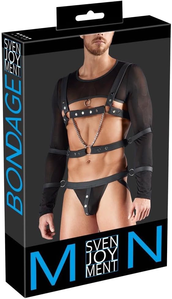 Svenjoyment Bondage Men's Set, Black, S