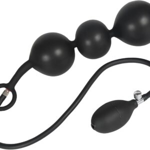 NURCIX Inflatable Balls with 3 Balls, Dildo Plug Extra Long Inflatable Plug with Pump, SM Fetish Fisting Prostate Stimulation Sex Toy for Women Men Couples