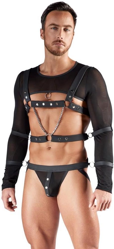 Svenjoyment Bondage Men's Set, Black, S – Bild 2