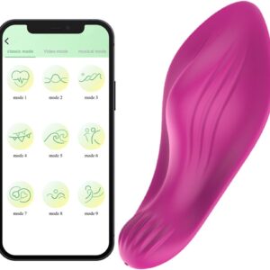 Vibrator Sex Toy for Women Couples, with 9 Vibration Modes, with App Remote Control, Her Clitoris and G-Spot Erotic Sex Toy for Women Couples
