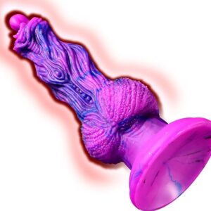 24 cm Monster Dildo Dilator Xxl Fantasy Dog Dildos Giant Dildos Sex Toy with Suction Cup Plugs Liquid Silicone Vaginal Masturbators for Beginners Women and Men sxvytuo