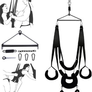 Love Swing for Couples with Ceiling Mounting, Adjustable Bondage Options, Extremely Flexible Sex Swing for BDSM SM and Love Games, Ideal for Exciting Experiences and Intense Fun